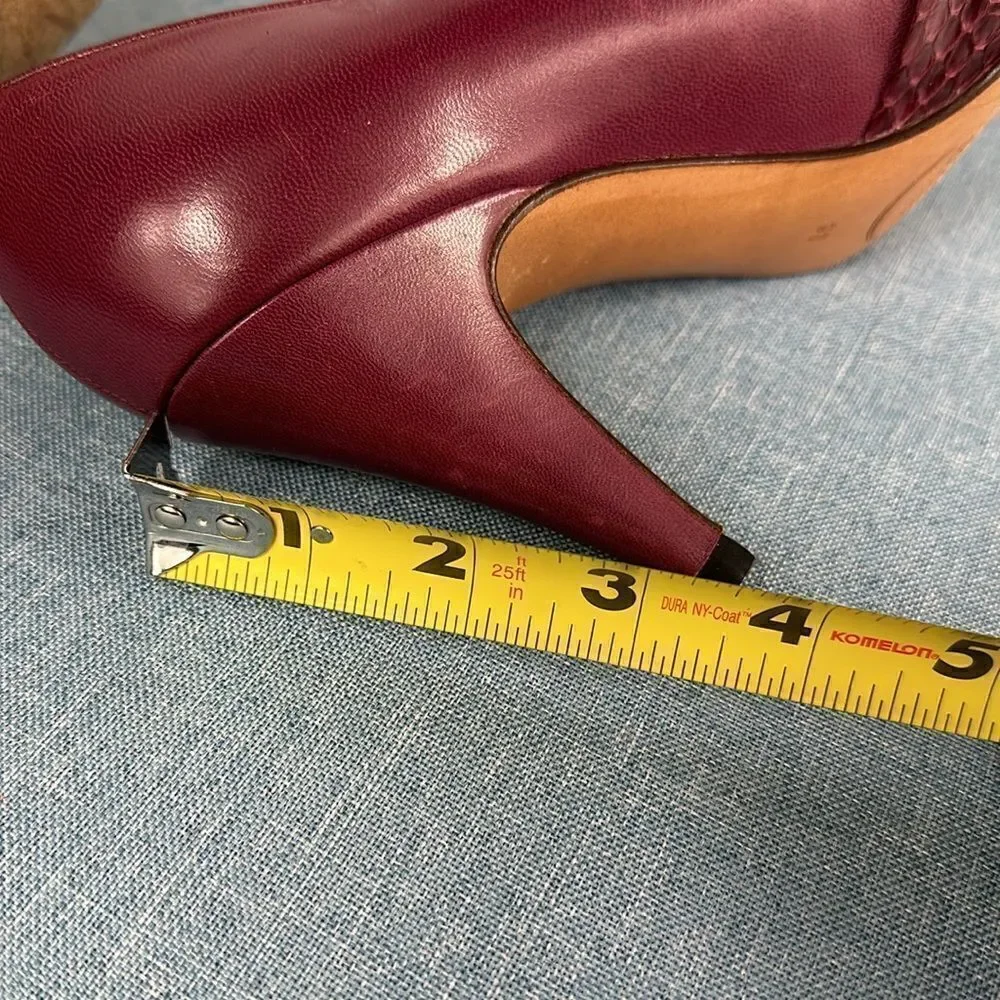 Cole Haan Burgundy Leather Pumps Size 9 B